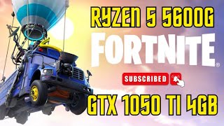 Fortnite  Test in Ryzen 5 5600GGTX 1050 Ti 4GB 20241080P fHDgaming [upl. by Hemetaf805]