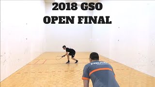 Racquetball Tournament  2018 GS Open  Mens Open Final  Sylvester vs Kelley [upl. by Sira239]