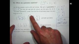 Symmetric matrices  eigenvalues amp eigenvectors [upl. by Venditti77]