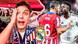 Atletico vs Real Madrid 🔥 ULTRAS DELL’ATLETICO LANCIANO 💩 a COURTOIS 😱 [upl. by Ginnifer204]