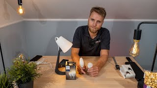 Philips Hue White E14 Luster Leuchtmittel ausgepackt  Smartlights Blog [upl. by Ahsha]