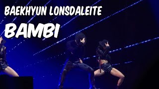 4K 240317 백현 콘서트 밤비 Baekhyun Lonsdaleite Bambi [upl. by Valleau]