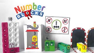 Numberblocks Divide And Drive Episode  Numberblock Math Link Cubes 120  Division For Kids [upl. by Jerol]