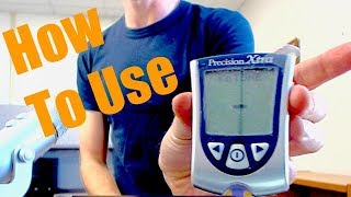 How to Use Precision Xtra Ketone Meter [upl. by Trinity]