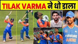 Tilak Varma Batting Today  IND vs SA 3rd T20 2024 Tilak Varma Century 100 vs South Africa [upl. by Cynthy]