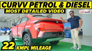 2024 Tata Curvv Petrol amp Diesel Explained  Price  Launch Date  Drive Review  Best Variant 🔥 [upl. by Gerhan]