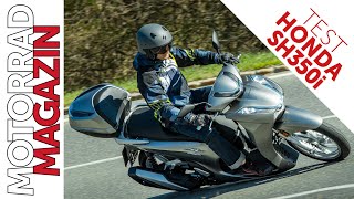 Honda SH350i 2021 Test  Großradroller mit vielen Talenten und kleinen Schwächen [upl. by Eimaraj]