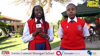 Loreto Convent Msongari at Mashujaa Open 2024 Tuko Freshy TukoFreshy [upl. by Clari]