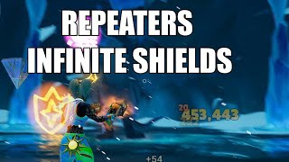 Dauntless Infinite Shield Stacking  Repeaters [upl. by Fayth]