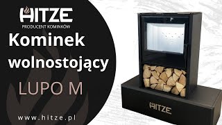 🔥 Kominek Wolnostojący  LUPO M  HITZE Producent Kominków  Koza 🔥 Piec wolnostojący [upl. by Yakcm]