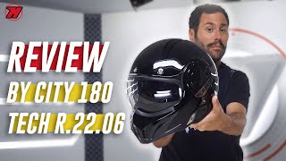 Review casco By City 180 Tech R2206 un casco de moto modular 180° ↔️ [upl. by Chalmers]