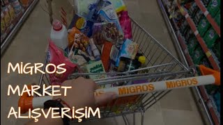 1200 TL’LİK MİGROS MARKET ALIŞVERİŞİM ASMR 🛒 NE OLACAK BU ZAMLAR  😢 [upl. by Asetal]