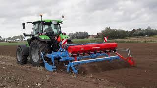 Deutz Fahr 6140 TTV  Lemken KRISTALL 9 [upl. by Tristam]