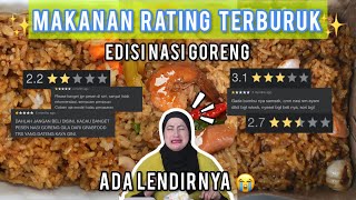 REMUK  REVIEW MENU TERBURUK  EP 01  NASI GORENG  KOK BISA ADA LENDIRNYA YA 😭😭 with TASYI [upl. by Peery]