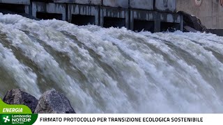 Firmato protocollo per transizione ecologica sostenibile [upl. by Shrier]