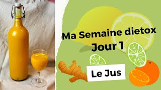 JUS DIETOX aux AGRUMES CURCUMA amp GINGEMBRE [upl. by Lianna]