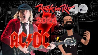 ACDC de Volta ao Brasil Rock in Rio 2024 Promete uma Edição Histórica [upl. by Avrenim]