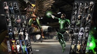 Hawkgirl Vs Green Lantern INJUSTICE Gods Among Us [upl. by Ashla]