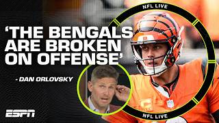 The Bengals are BROKEN on offense  Dan Orlovsky after Cincys loss to the Patriots  NFL Live [upl. by Thomajan839]