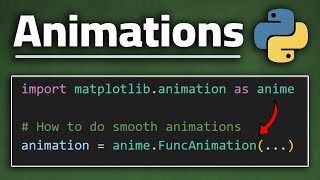 Making Animations in Python using Matplotlib [upl. by Ahseen135]