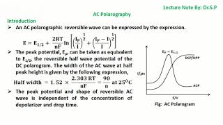 AC Polarography [upl. by Eolanda]