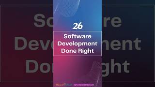 Software Development Done Right 26 AgileDevelopment ProfessionalCoding SoftwareExcellence [upl. by O'Donnell]