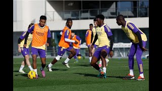 Real Madrid Training 26 Jan Live Training for Las Palmas ✅Valverde ❌TBO Militao Alaba [upl. by Ysle]