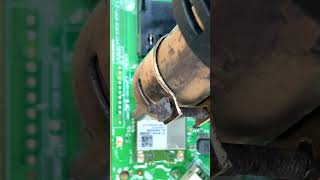 Desoldering of Faulty WiFi Module 🔥😱 daily asmr satisfying oddlysatisfying [upl. by Joan284]