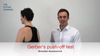 Gerbers pushoff test [upl. by Jarlathus]