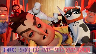 I played Hello Neighbor 3AM mod 😱😱👀👀 part 1 [upl. by Henebry]