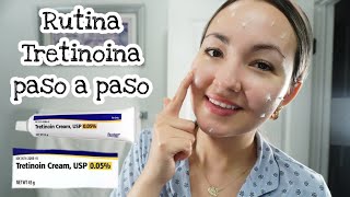 RUTINA SENCILLA con TRETINOINA PASO a PASO para PRINCIPIANTES hazlo correctamente SIN IRRITACION [upl. by Ojoj533]