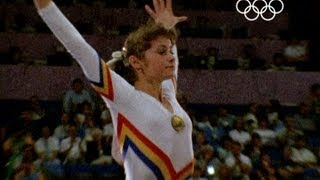 Ecaterina Szabos Golden Gymnastics Performances  Los Angeles 1984 Olympics [upl. by Nocaed973]