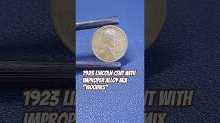 1923 Lincoln Cent with Improper Alloy Mix quotWoodiesquot shorts errorcoins errorcoin [upl. by Niriam]