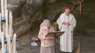 Chapelet du 17 mars 2024 à Lourdes [upl. by Odnavres]