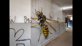 Vorsicht Spinne Diese Graffitis springen dir förmlich ins Gesicht [upl. by Ocsinarf]