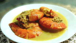 Alahai mudahnya buat udang masak lemak cilipadi ni jomlah kita masak [upl. by Airotna249]