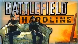 Battlefield Hardline Funny Moments  EPIC Dirtbike Launches Drivable Couch Fun and More [upl. by Keelin]