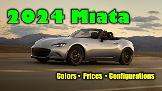 Miata News  February 2024 Model Year 2024 Miata Specs [upl. by Warga251]