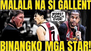 Chris Ross Binatikos si Gallent Pinaka malalang Coach ng SMB Binabangko lang mga star players [upl. by Ariaes]