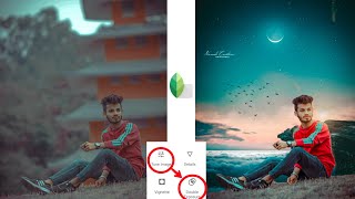 Snapseed New Creative Background Change Photo Editing Tricks  New Snapseed Photo Editing 2024 [upl. by Enirehtac938]