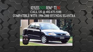 How To Replace Hyundai Elantra Key Fob Battery 1996 1997 1998 1999 2000 [upl. by Nosreffej]