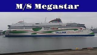 Tallink MS Megastar leaving Tallinn [upl. by Aluino254]