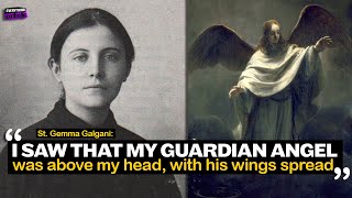 St Gemma and her guardian angel quotAngels of Jesus do not sleepquot [upl. by Kirat]