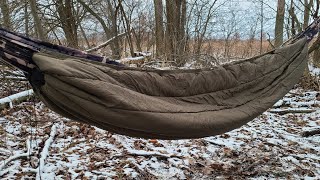 Onewind Hammock Underquilt and Blanket 4 season Combo Review [upl. by Nelia]