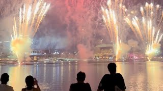 SINGAPORE FIREWORKS REHEARSALMARINA BAY [upl. by Nanfa]