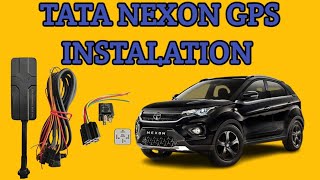 TATA NEXON PUSH START GPS TRACKER INSTALLETIONgpsnavigation gpstracker gpstrackingdevice modi [upl. by Plato]