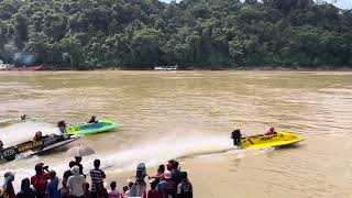 Kapit powerboat race 2024 50HP Race 2 [upl. by Lucian698]