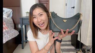 The Horse Clara Bag  Prada Reedition 2005 Saffiano Leather  First Impressions amp What Fits [upl. by Stanly]