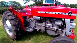 1975 Massey Ferguson 135 25 Litre 3Cyl Diesel Tractor [upl. by Aisitel]