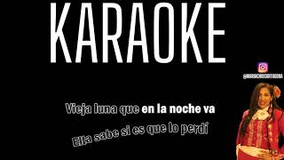 Celia Cruz  Vieja Luna Karaoke [upl. by Selfridge]